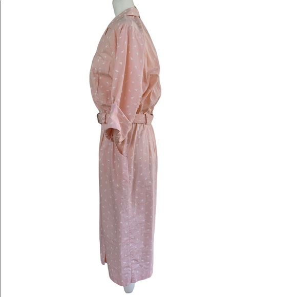 Vintage Virgo II Peach Belted Dress - Picture 3 of 10